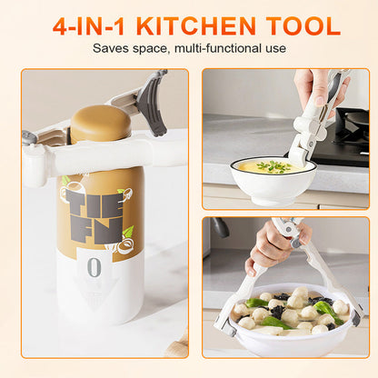 Heat-Resistant Serving Clamp for Safe Grip of Hot Dishes Without Slipping