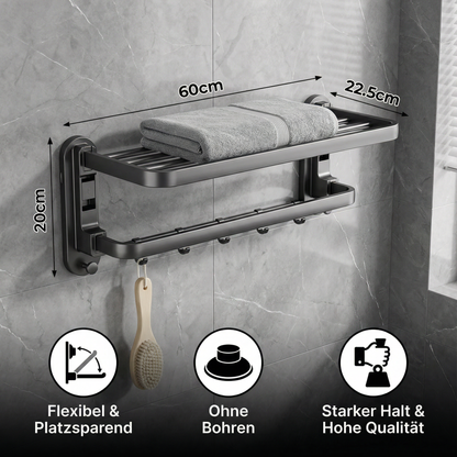 Instant Bathroom Clutter Removal Without Drilling