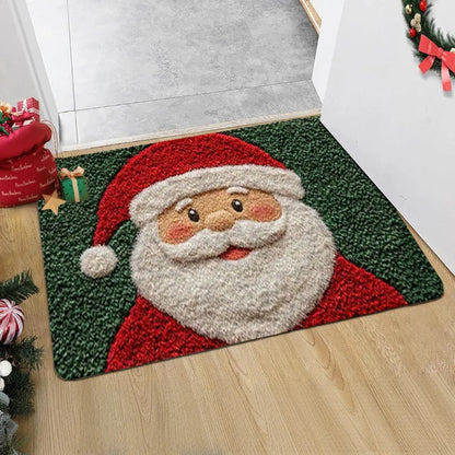 Christmas Door Mat with Gingerbread Man Design | Washable & Non-Slip | Indoor & Outdoor Use | 2026 Version