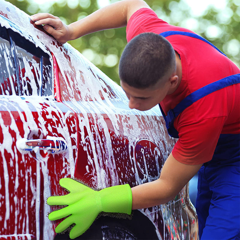 Buy One, Get One Free – Dual-Sided Five-Finger Car Wash Gloves