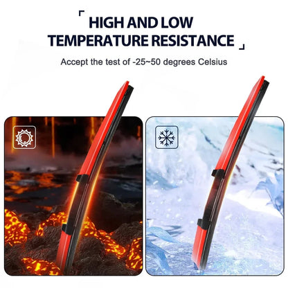 Quiet Performance Frameless Windshield Wipers | Streak-Free Clarity