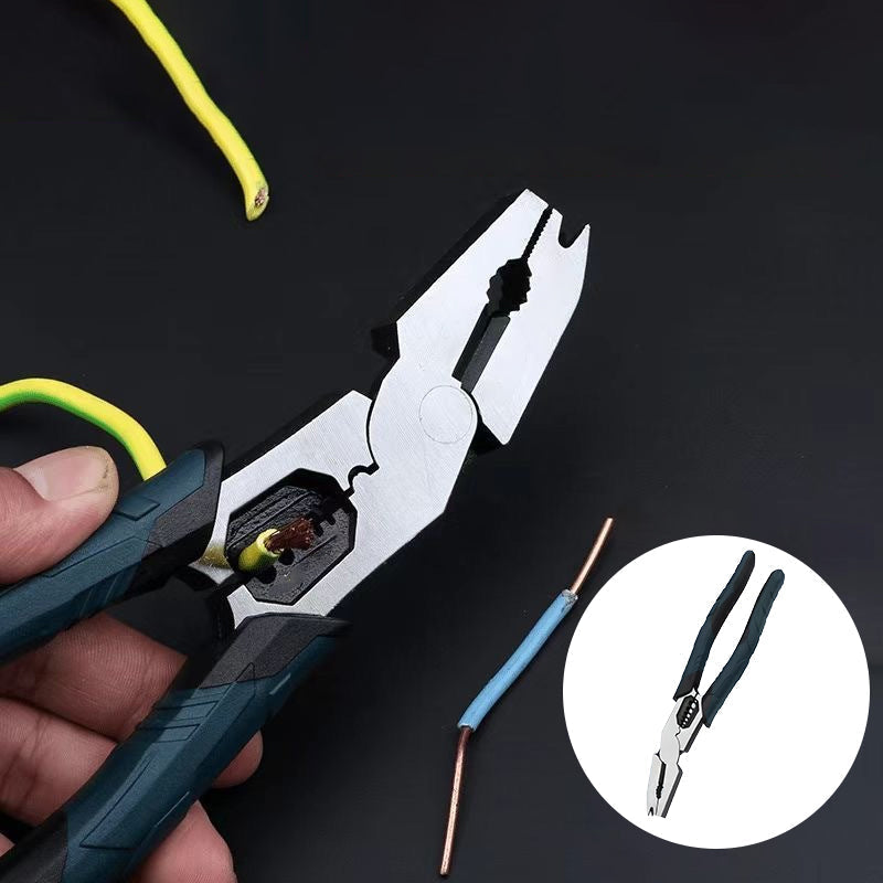 Versatile Wire Stripper Tool with Crimping Functionality | 23 cm