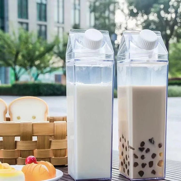 Milk Carton Style Water Bottle – AquaVista | 100% Leak-Proof, BPA-Free