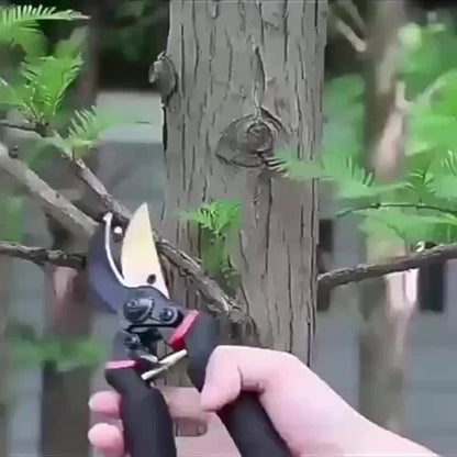 Garden Shears with SK5 Steel Blade | Ergonomic Design & Spring Mechanism | Perfect for Fruit, Vines & Shrubs