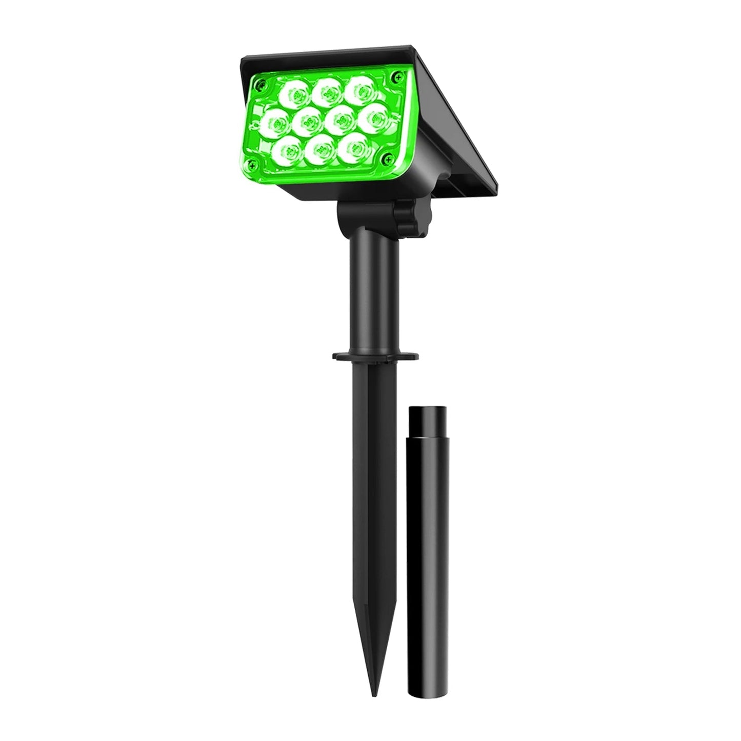 Solar LED Garden Light in Green | Waterproof IP65 | Outdoor Wall & Lawn Lighting