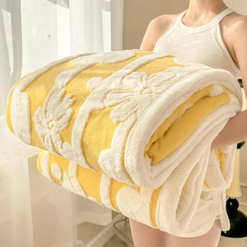 Cozy Cotton Blanket for Fall and Winter 2025 | Soft and Warm for Sofa, Bed, Office