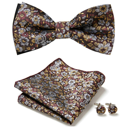 Three-Piece Set Featuring Stylish Bowties