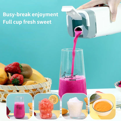 Portable Smoothie Blender | Electric Mini Mixer | Compact Fruit and Juice Blender