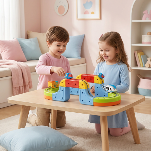 Magnetic Cube Cleaning Set for Children’s Toy