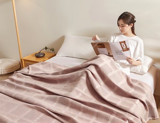 Cozy Comfort Year-Round Without Overheating - Waffle Cloud Design