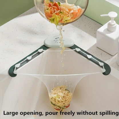 51-Piece Kitchen Sink Strainer Set | Triangular Drain and Storage Basket | Food-Safe Filter & Grid | Waste Organizer