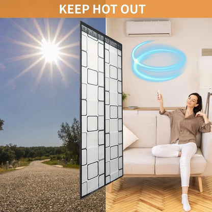 Magnetic Thermal Door Curtain – Insulating Against Cold and Drafts