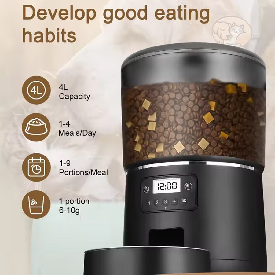 Automatic Pet Feeder with WiFi and DoodleAPP Control