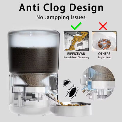 Automatic Pet Feeder with WiFi and DoodleAPP Control