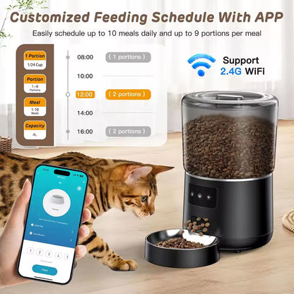 Automatic Pet Feeder with WiFi and DoodleAPP Control