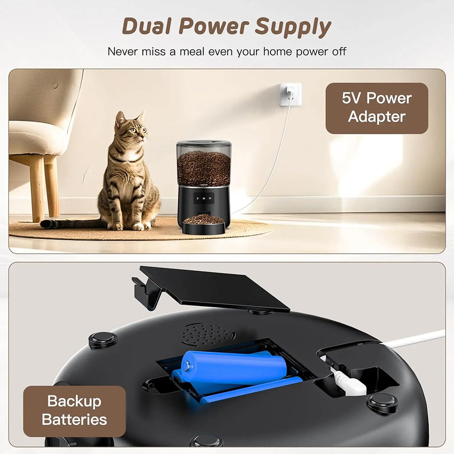 Automatic Pet Feeder with WiFi and DoodleAPP Control