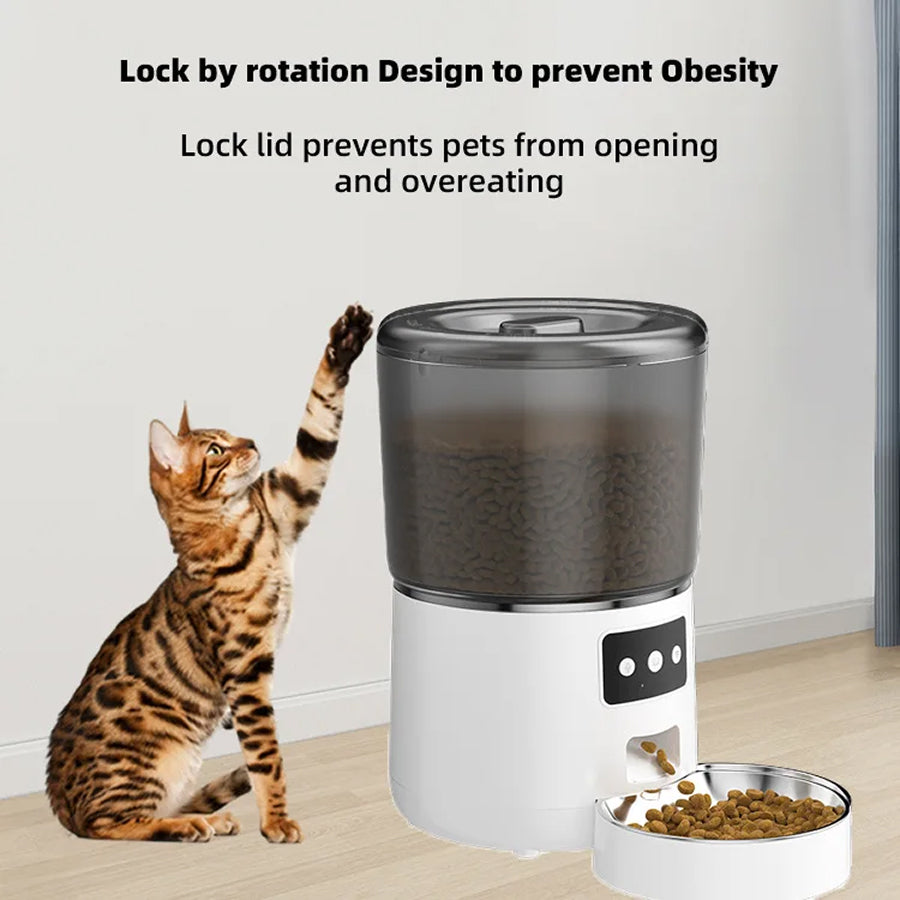 Automatic Pet Feeder with WiFi and DoodleAPP Control