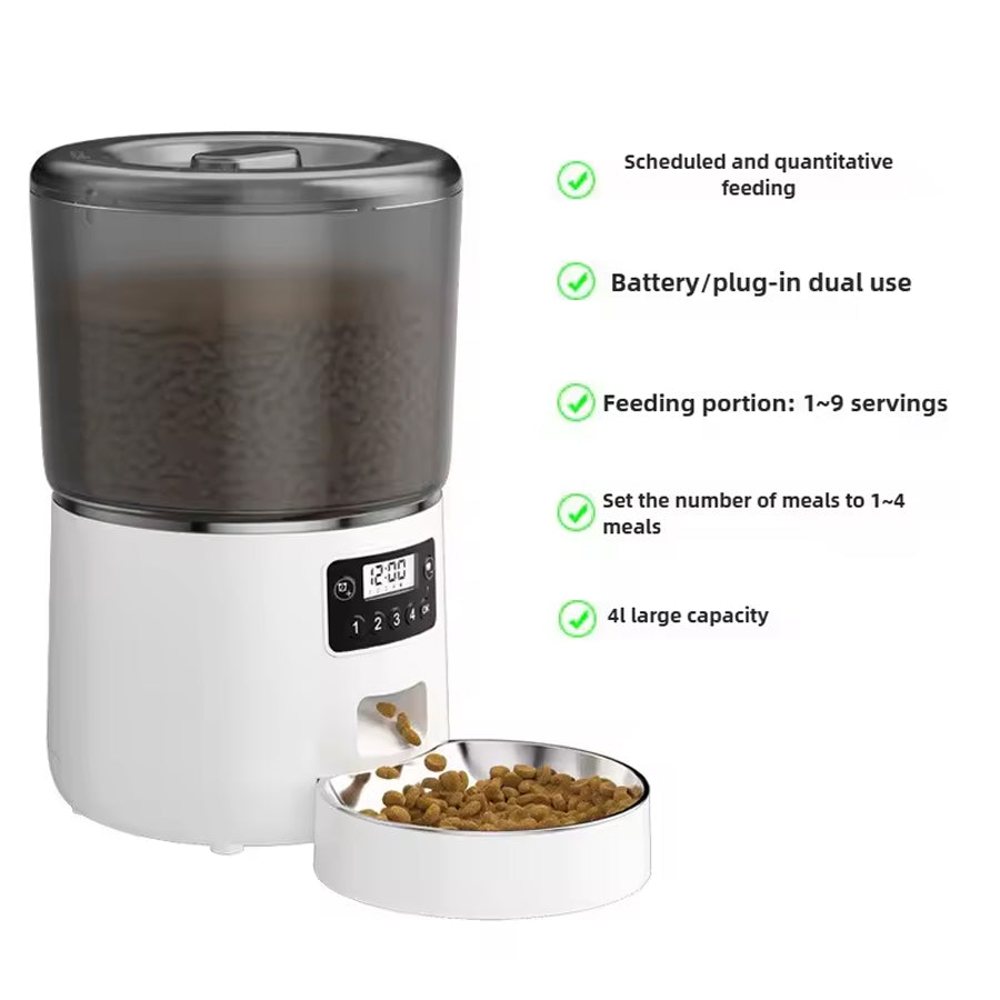Automatic Pet Feeder with WiFi and DoodleAPP Control