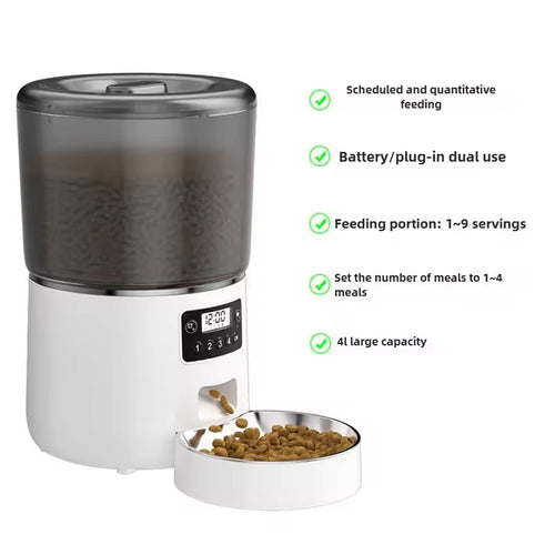 Automatic Pet Feeder with WiFi and DoodleAPP Control