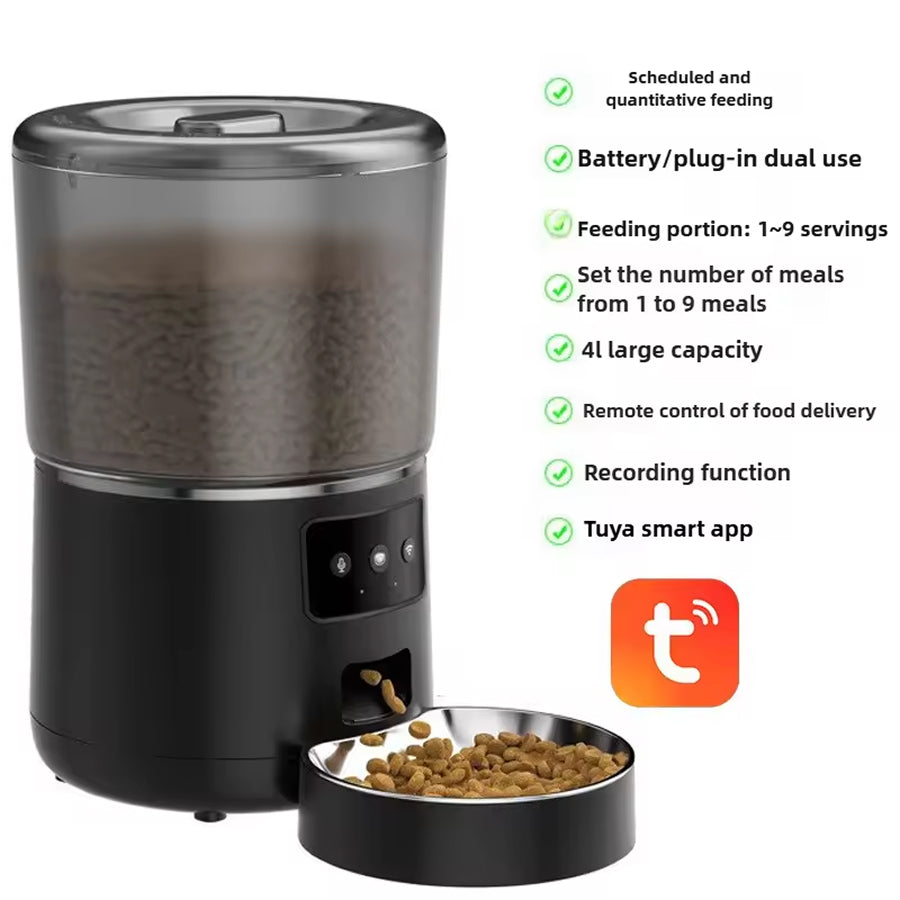 Automatic Pet Feeder with WiFi and DoodleAPP Control