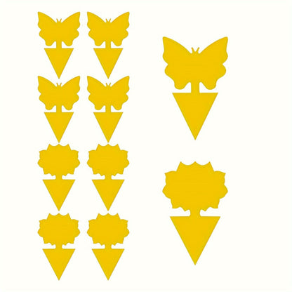 Vibrant Yellow Insect Traps for Optimal Plant Care