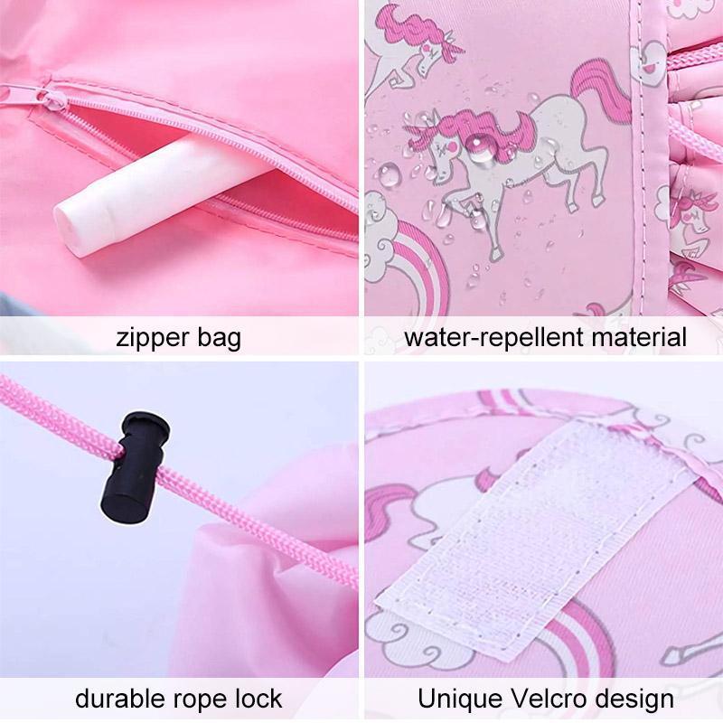 Compact Drawstring Makeup Organizer for Effortless Access