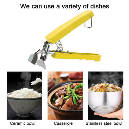 Safe Grip for Hot Bowls and Plates - Prevent Burns