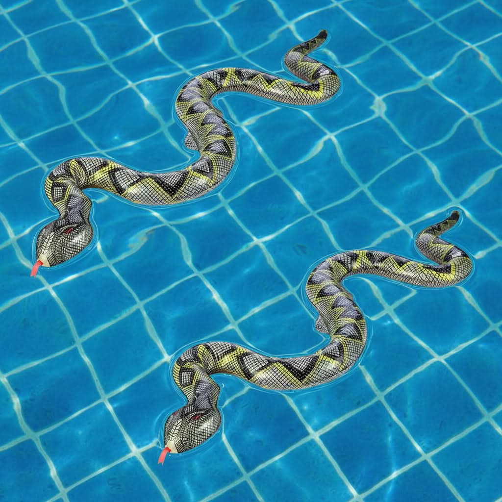 Inflatable Snake Pool Floats for Jungle-Themed Party Decor