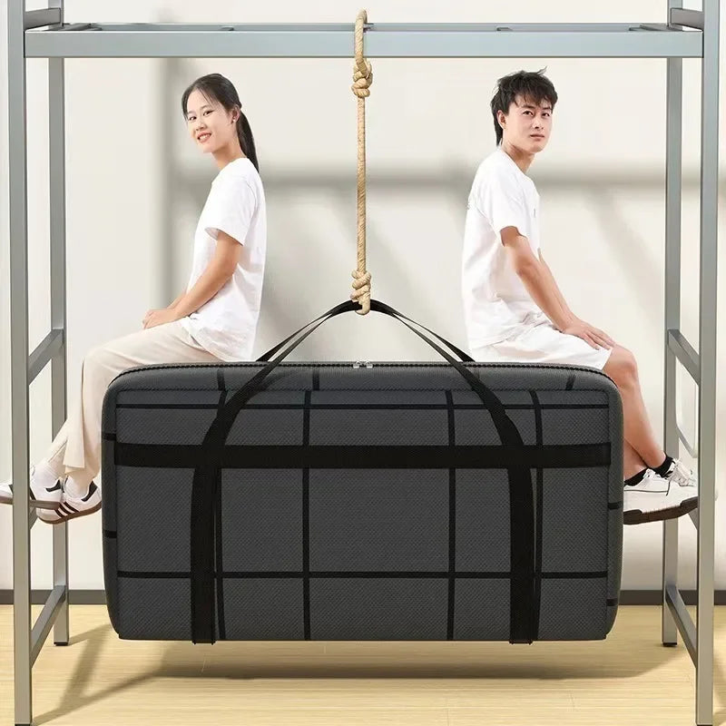 Large Foldable Travel Duffel Bag | Carry-On & Clothing Organizer | Dual Zippers, Portable