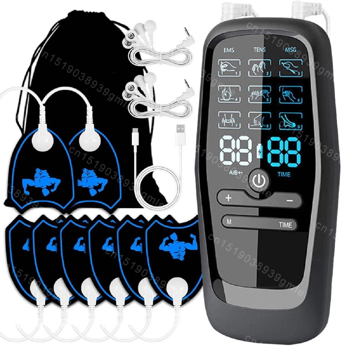 Digital Muscle Stimulator for Body Massage and Acupuncture Therapy