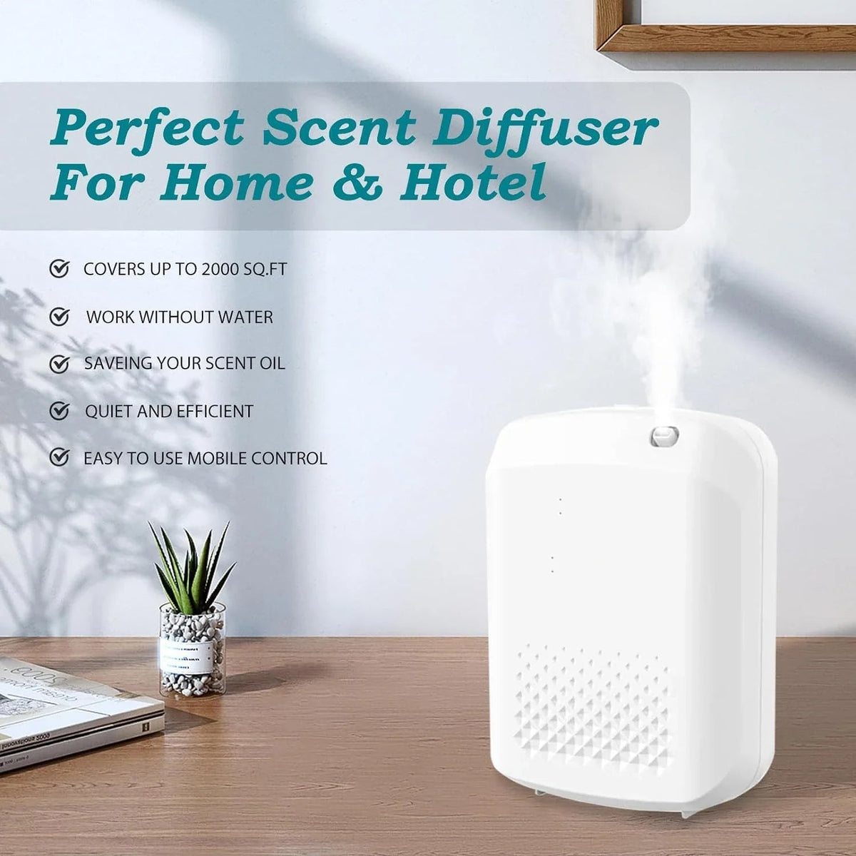 Electric Essential Oil Diffuser for Walls - Aromatherapy Air Freshener