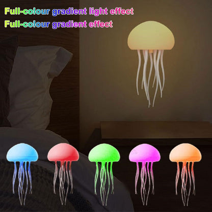 Voice-Activated Bedside Lamp with RGB Jellyfish Design and Type-C