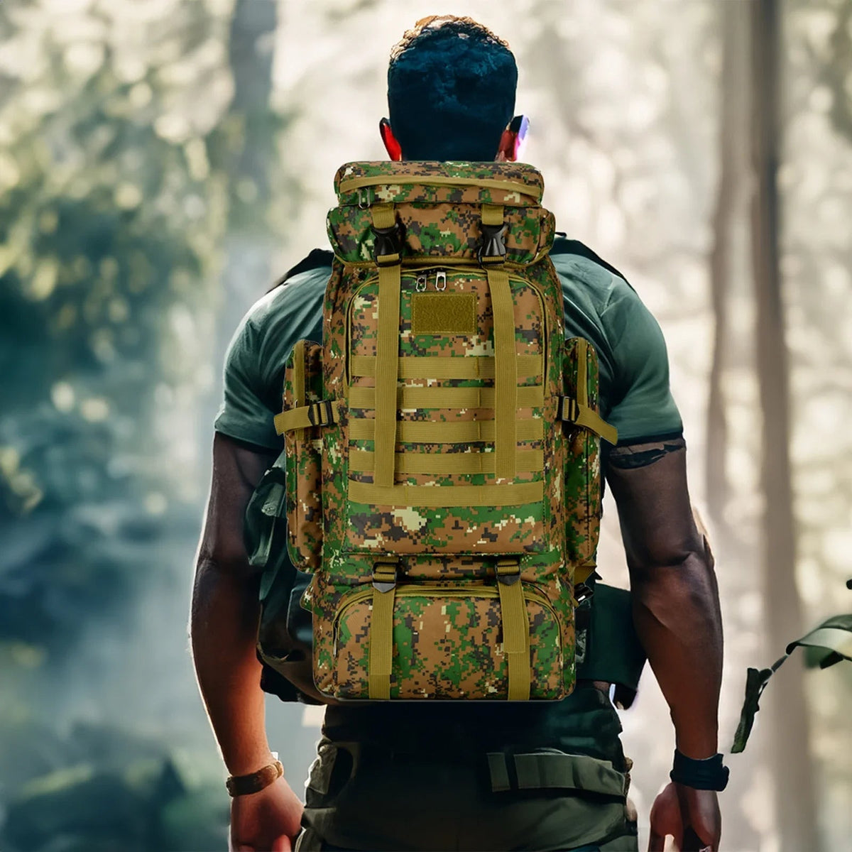 Large Outdoor Climbing and Hiking Backpack - Tactical Travel Gear