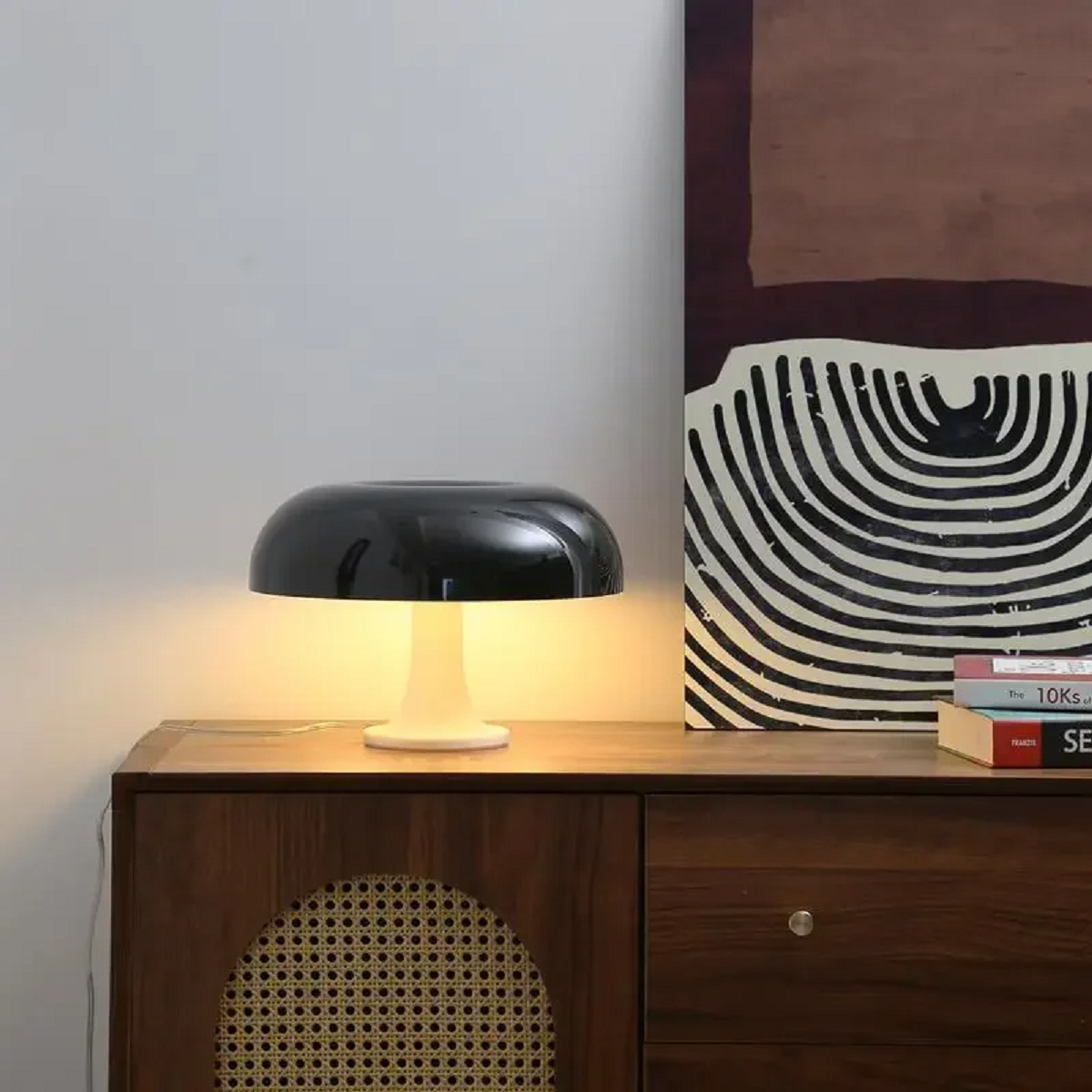 Table Lamps with LED Mushroom Design in Nordic Style
