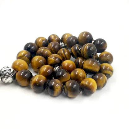 Prayer Beads Misbaha - Natural Tiger Eye Tasbih