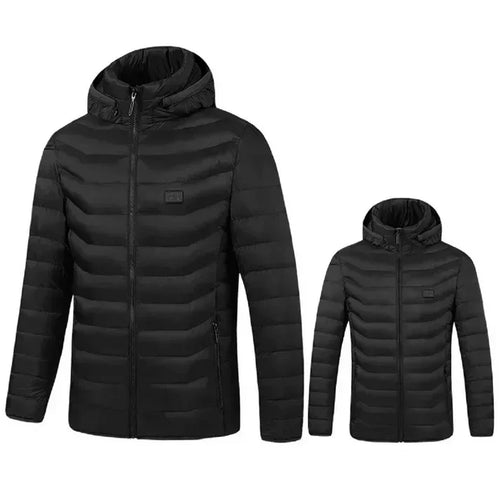 Heated Jacket with 21 Temperature Zones for Electric Warmth