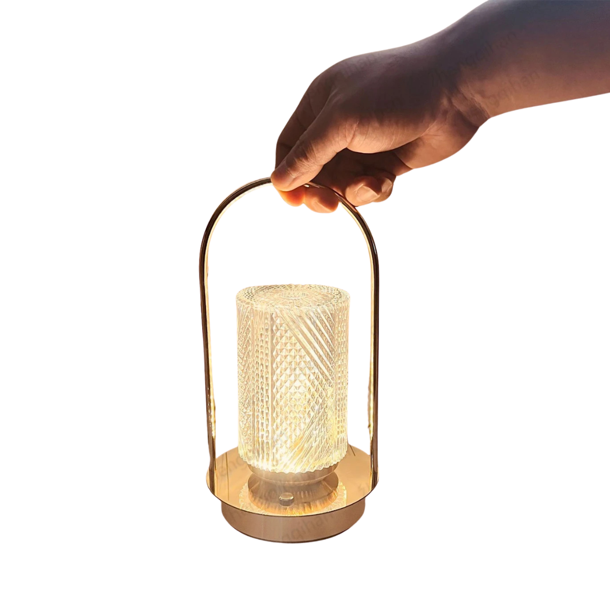 Rechargeable LED Touch Lamp - Wireless Crystal Design