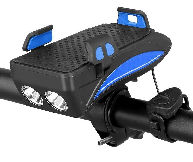 All-in-One Bike Phone Mount with Integrated Power Bank