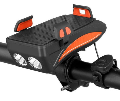 All-in-One Bike Phone Mount with Integrated Power Bank