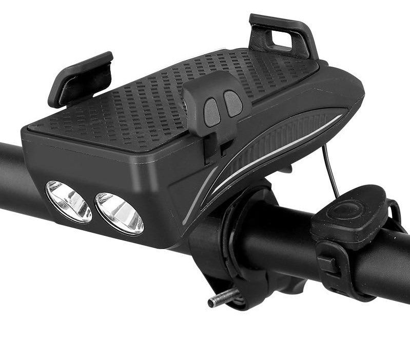 All-in-One Bike Phone Mount with Integrated Power Bank