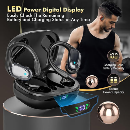 Wireless Sports Earbuds for Running and Gym Use - FitSync Compatible