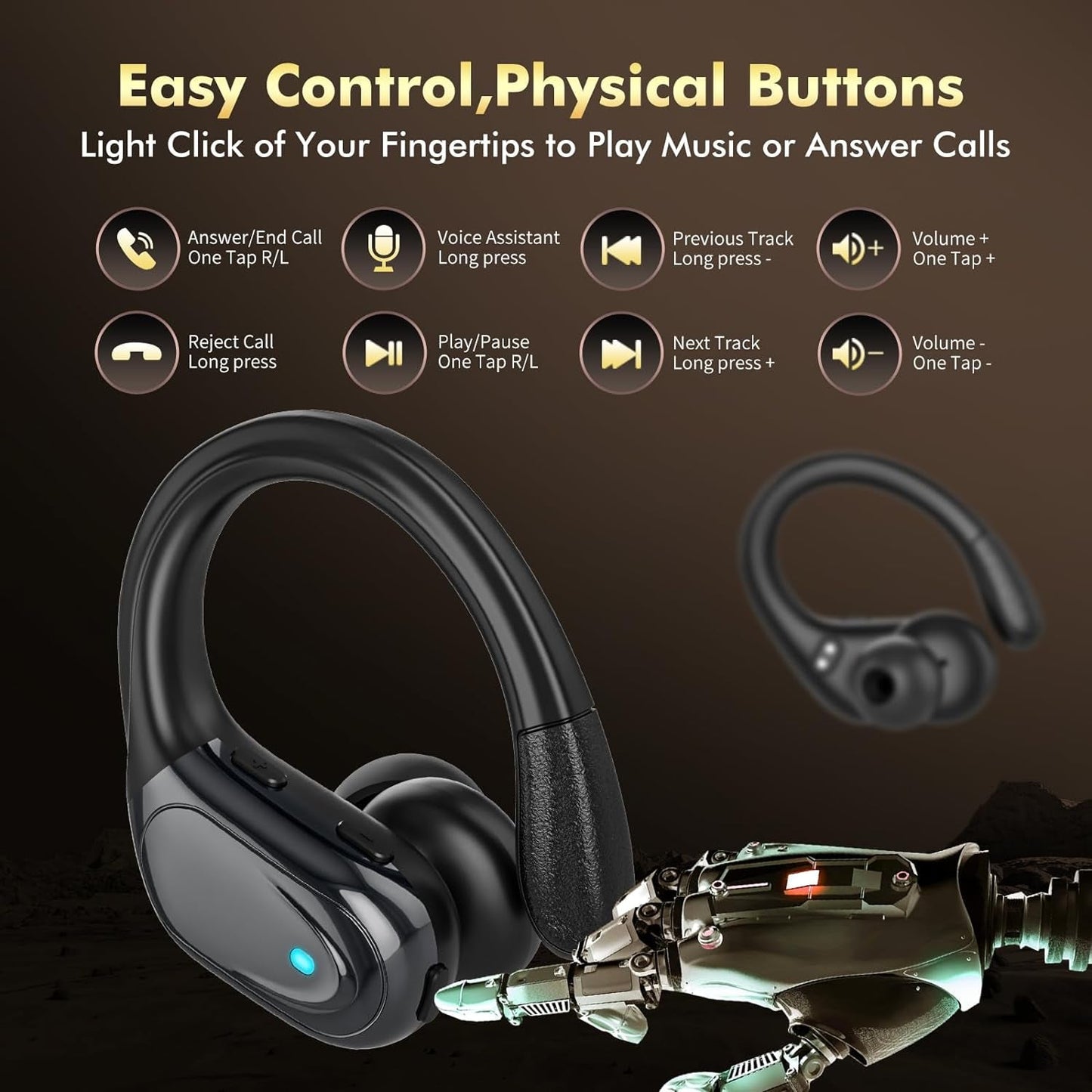 Sync Bluetooth Earbuds for Fitness