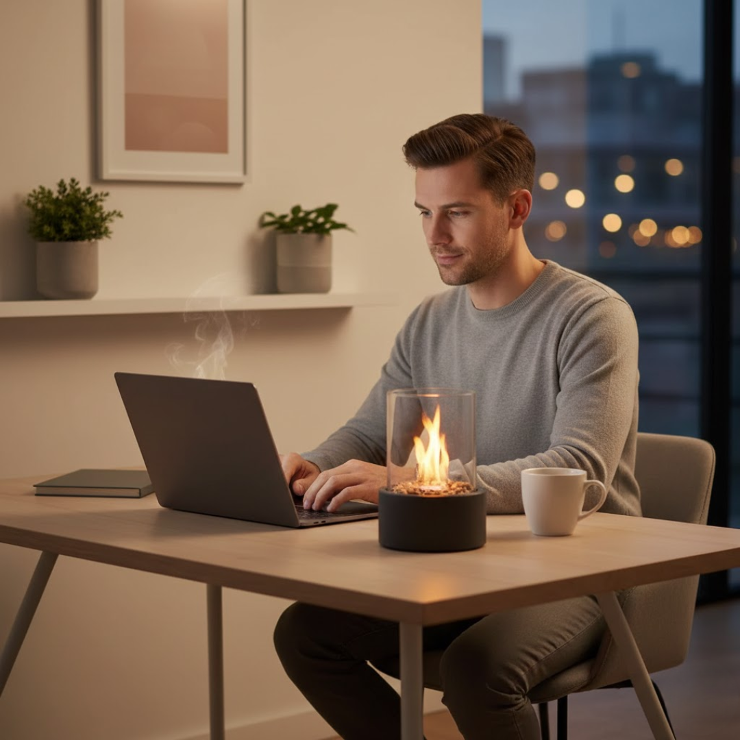 Bioethanol Fireplace for Tabletop Use