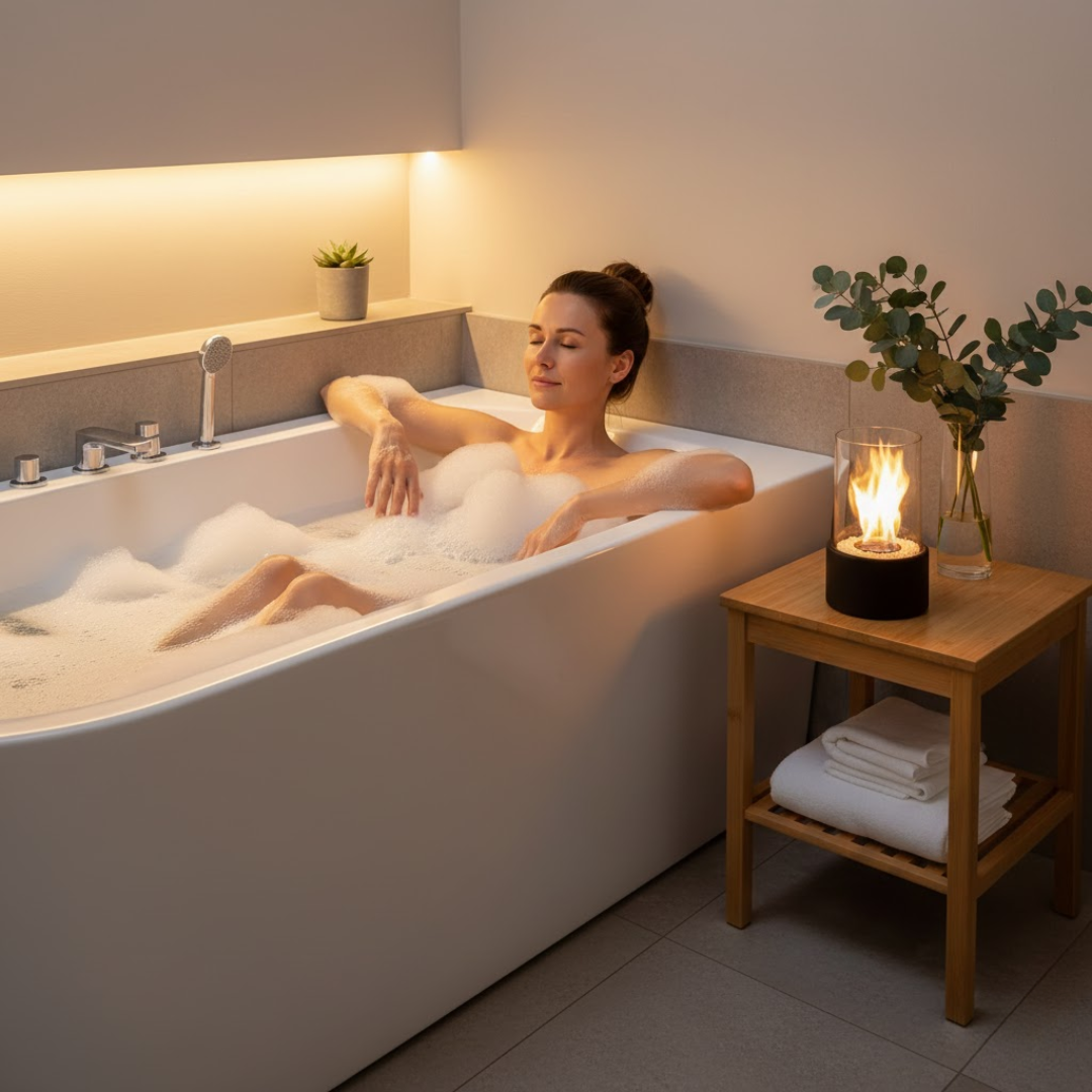 Bioethanol Fireplace for Tabletop Use