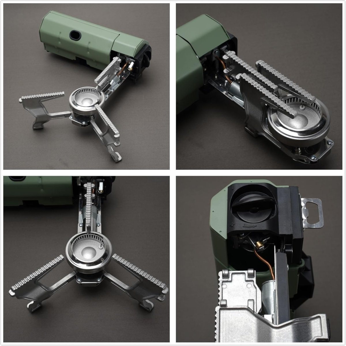 Portable Butane Camping Stove with Storage Bag and Gas Bottle