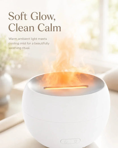 SerenityMist Ultrasonic Aroma Diffuser with LED Glow