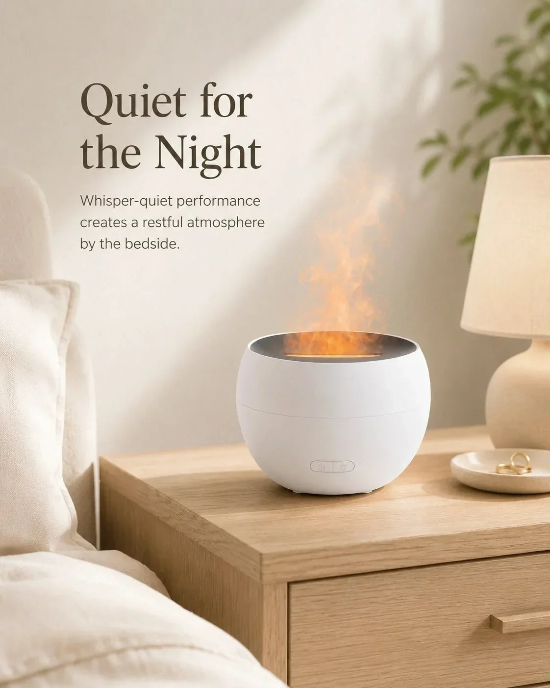 SerenityMist Ultrasonic Aroma Diffuser with LED Glow
