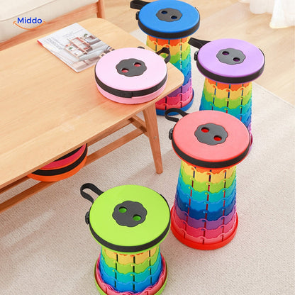 Adjustable Telescope Stool with Non-Slip Surface for Enhanced Comfort