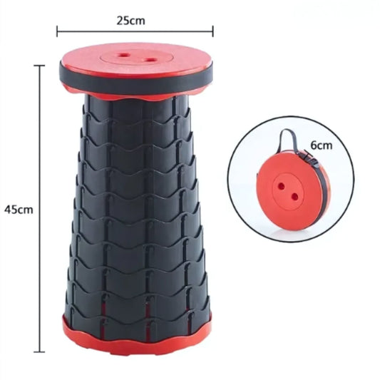 Adjustable Telescope Stool with Non-Slip Surface for Enhanced Comfort