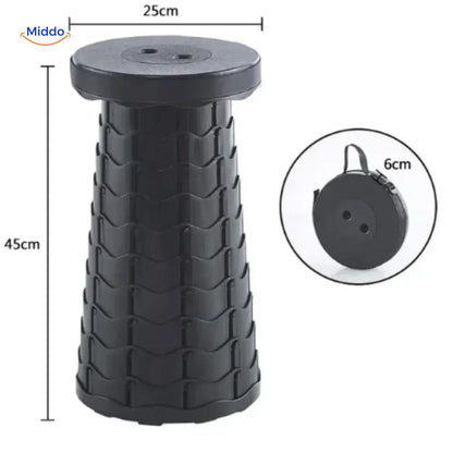 Adjustable Telescope Stool with Non-Slip Surface for Enhanced Comfort